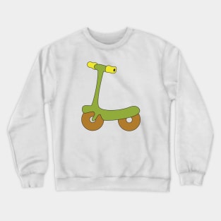 kid scooter Crewneck Sweatshirt